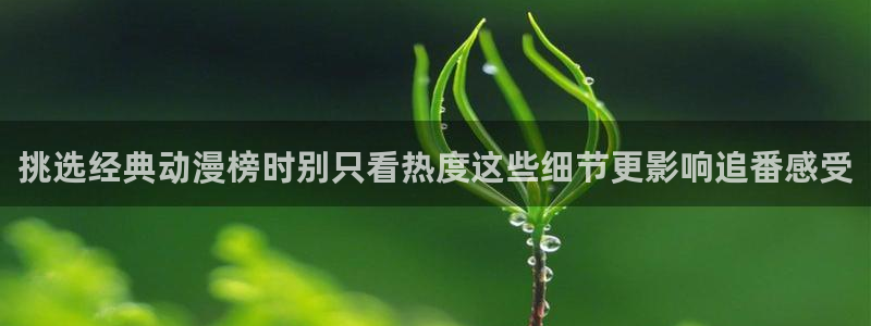 动漫新作推荐：挑选经典动漫榜时别只看热度这些细节更影响追番感受